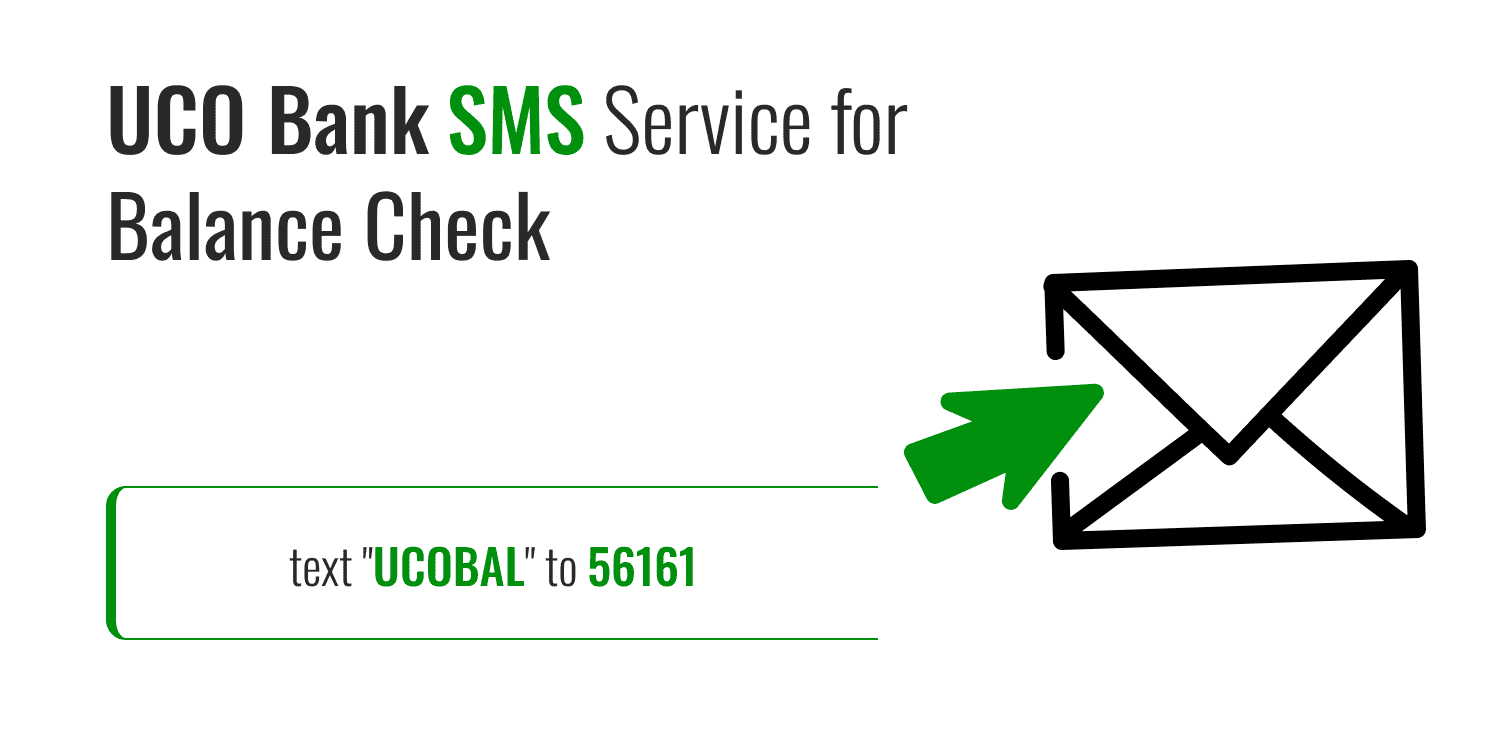 UCO Bank SMS Service for Balance Check